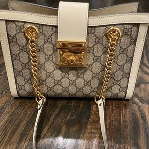 Gucci Structured Shoulder bag in GG canvas